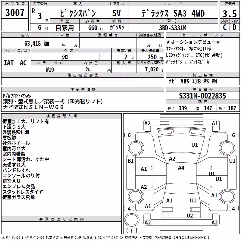 TOYOTA PIXIS VAN