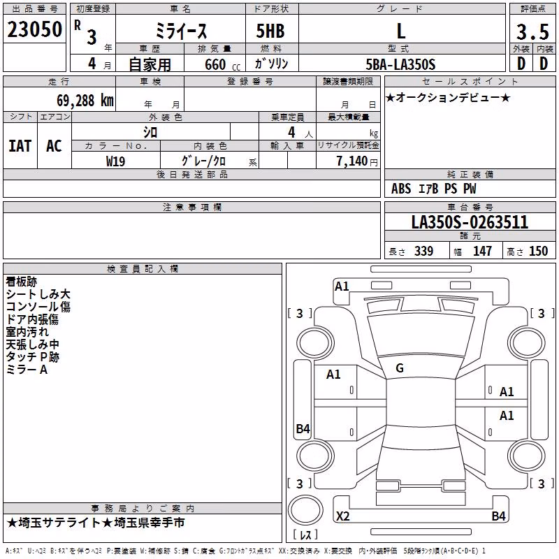 DAIHATSU MIRA E:S