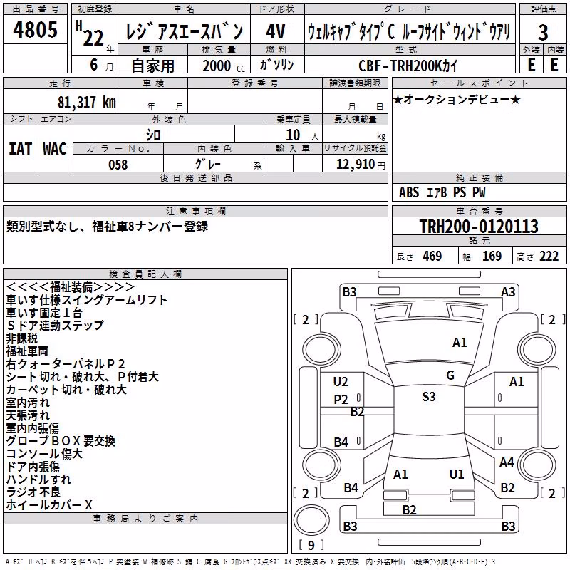 TOYOTA REGIUS ACE