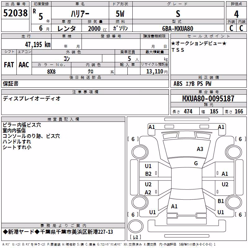 TOYOTA HARRIER