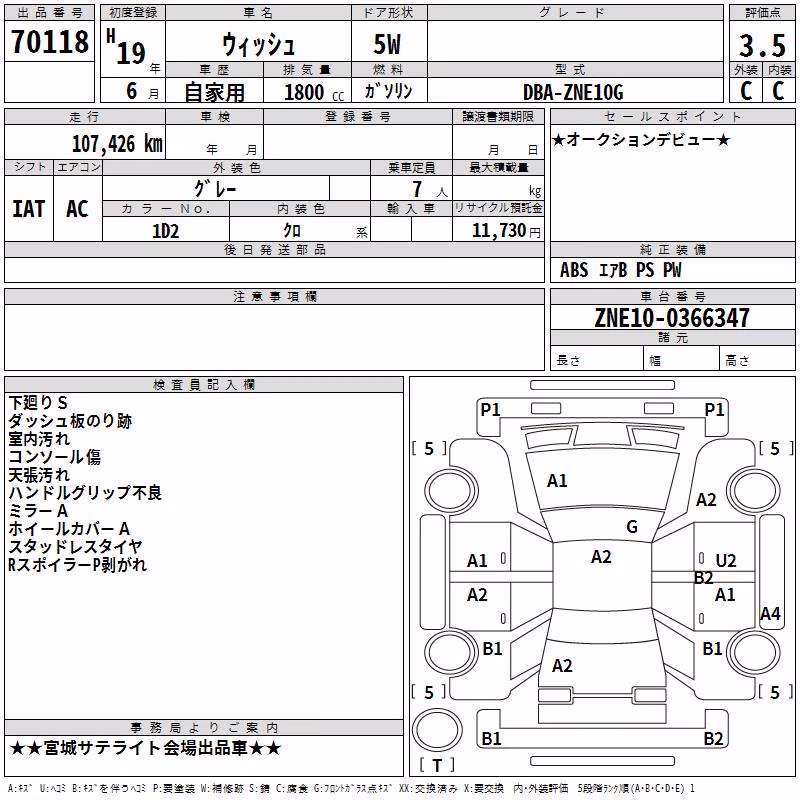 TOYOTA WISH