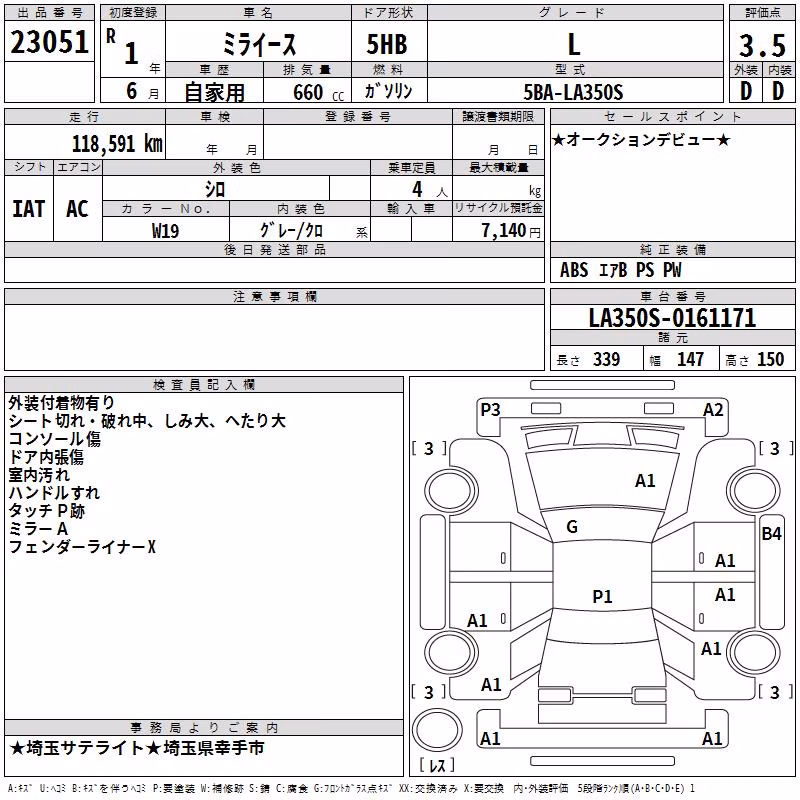 DAIHATSU MIRA E:S