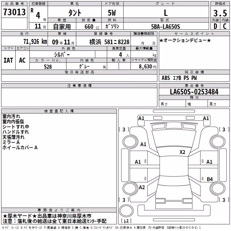 DAIHATSU TANTO