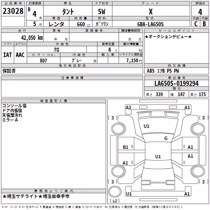 DAIHATSU TANTO