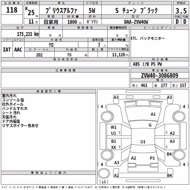 TOYOTA PRIUS ALPHA
