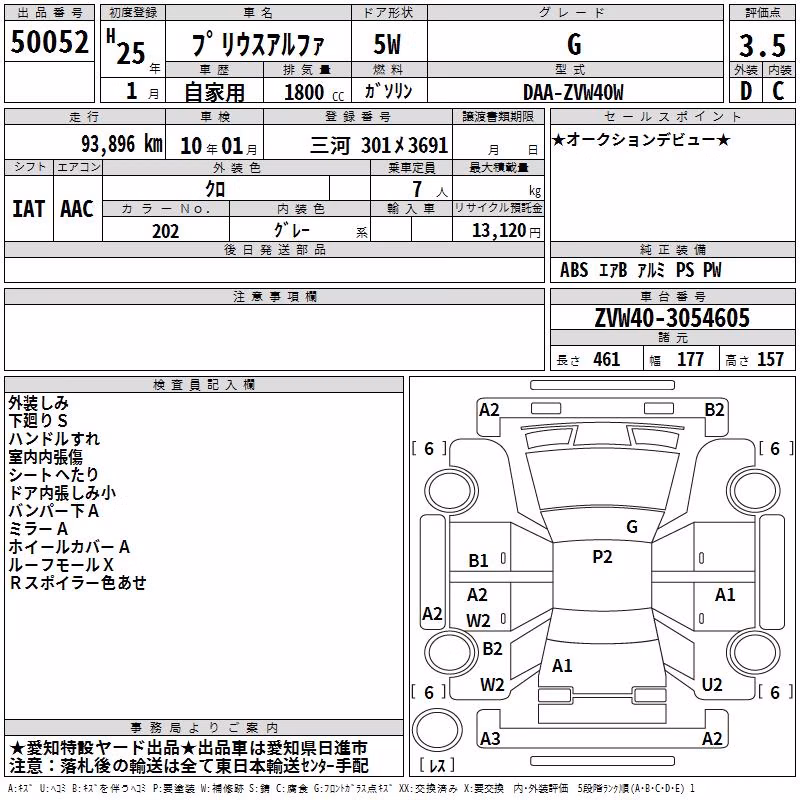 TOYOTA PRIUS ALPHA