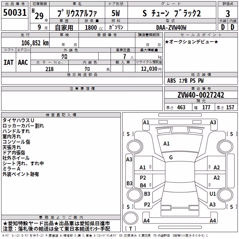 TOYOTA PRIUS ALPHA