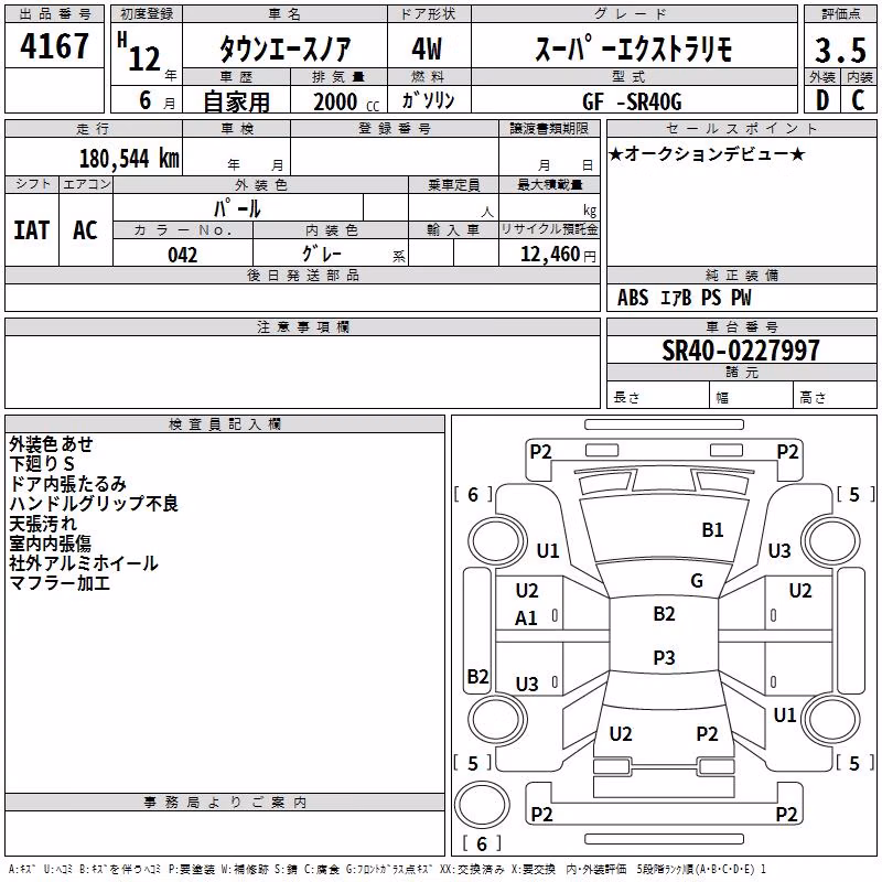 TOYOTA TOWN ACE NOAH