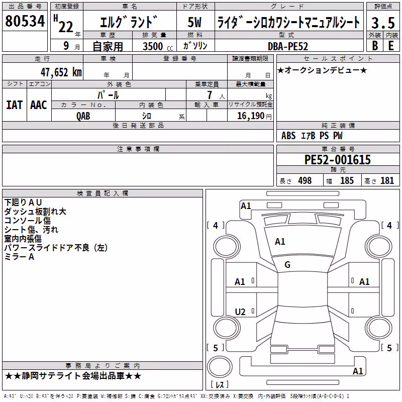 NISSAN ELGRAND