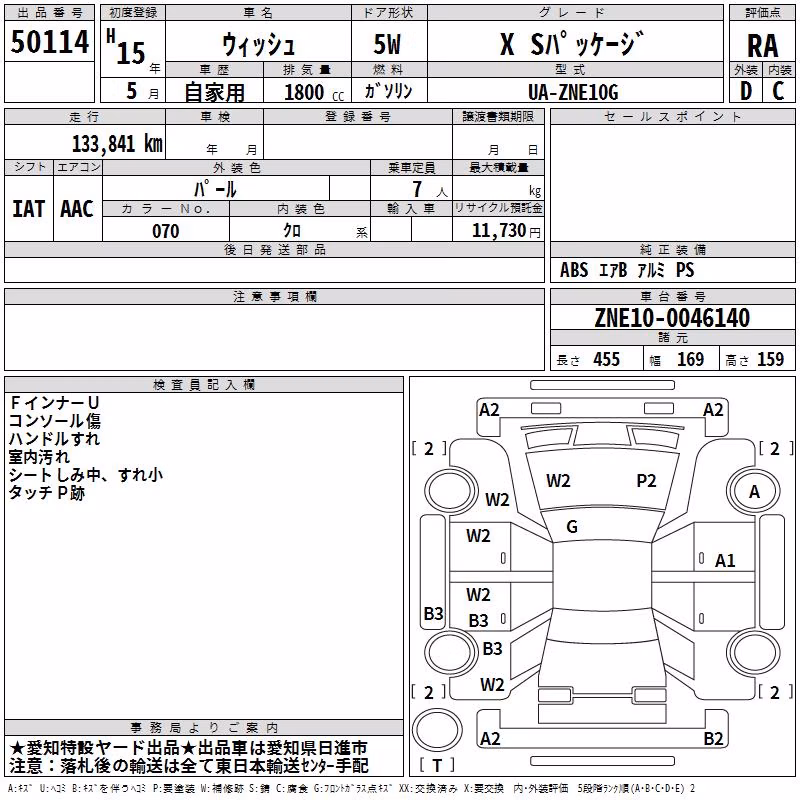 TOYOTA WISH