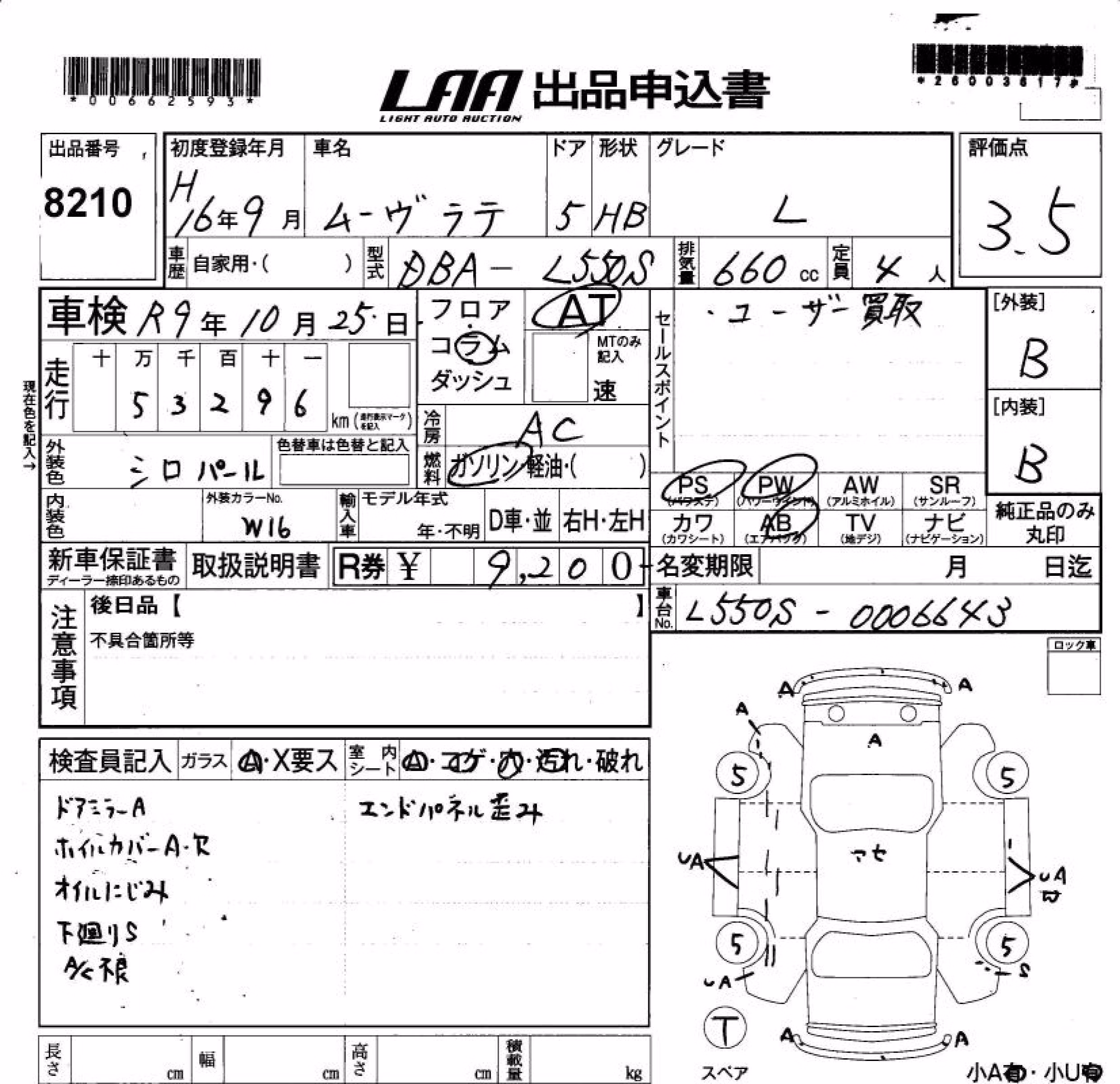 DAIHATSU MOVE LATTE