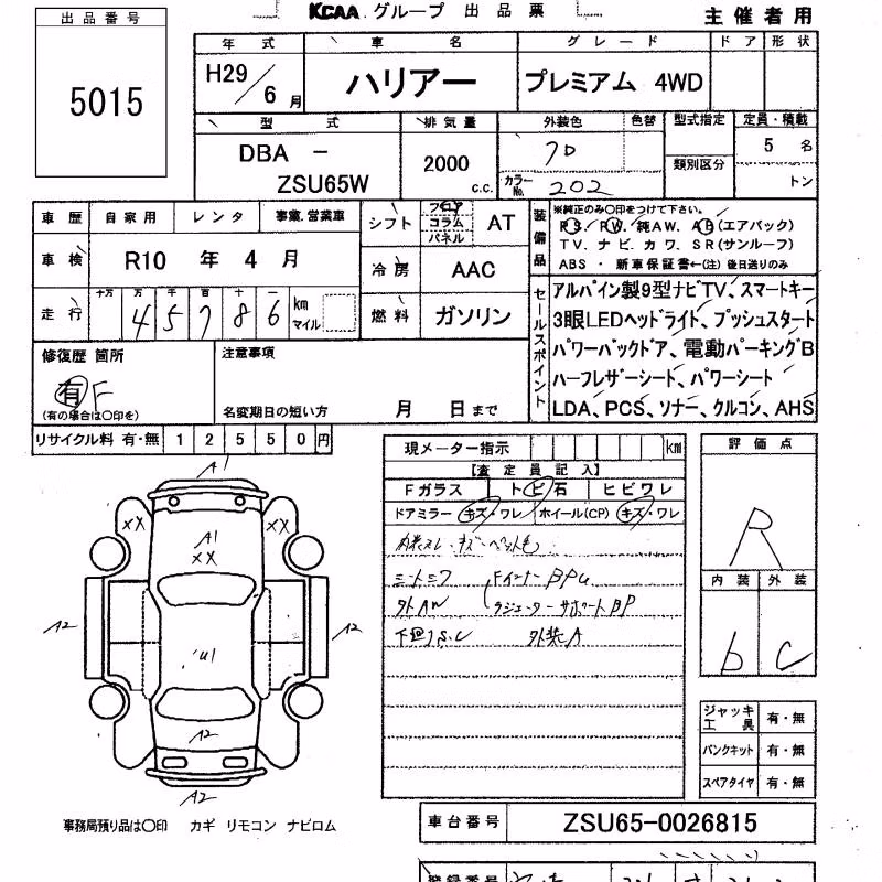 TOYOTA HARRIER