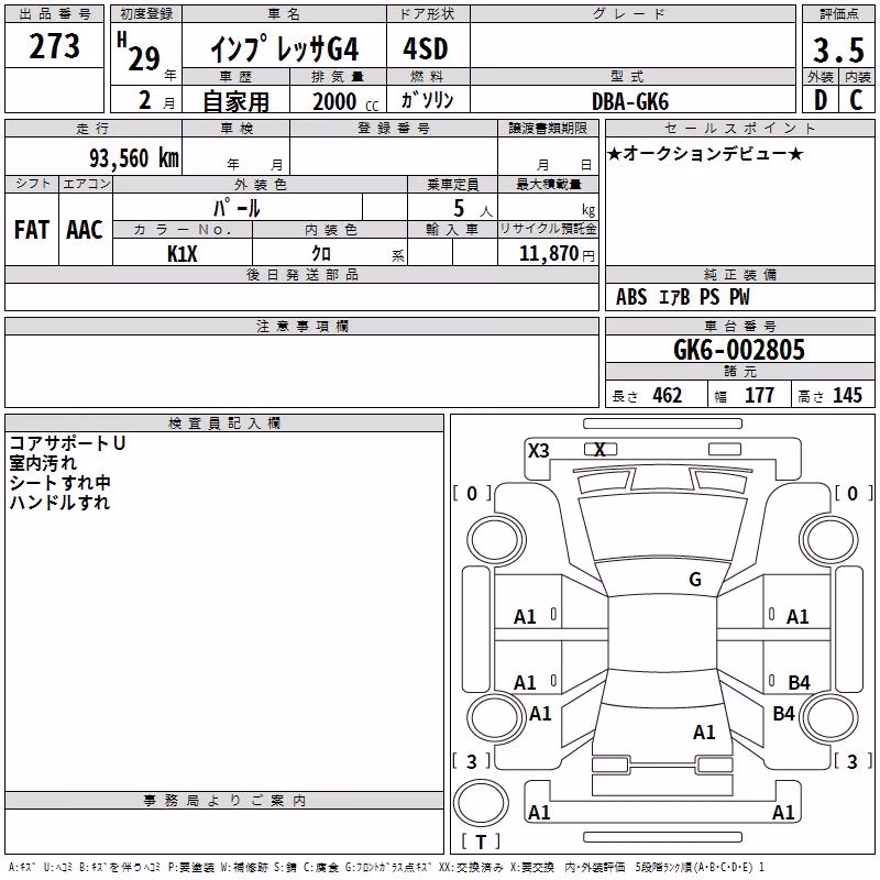 SUBARU IMPREZA