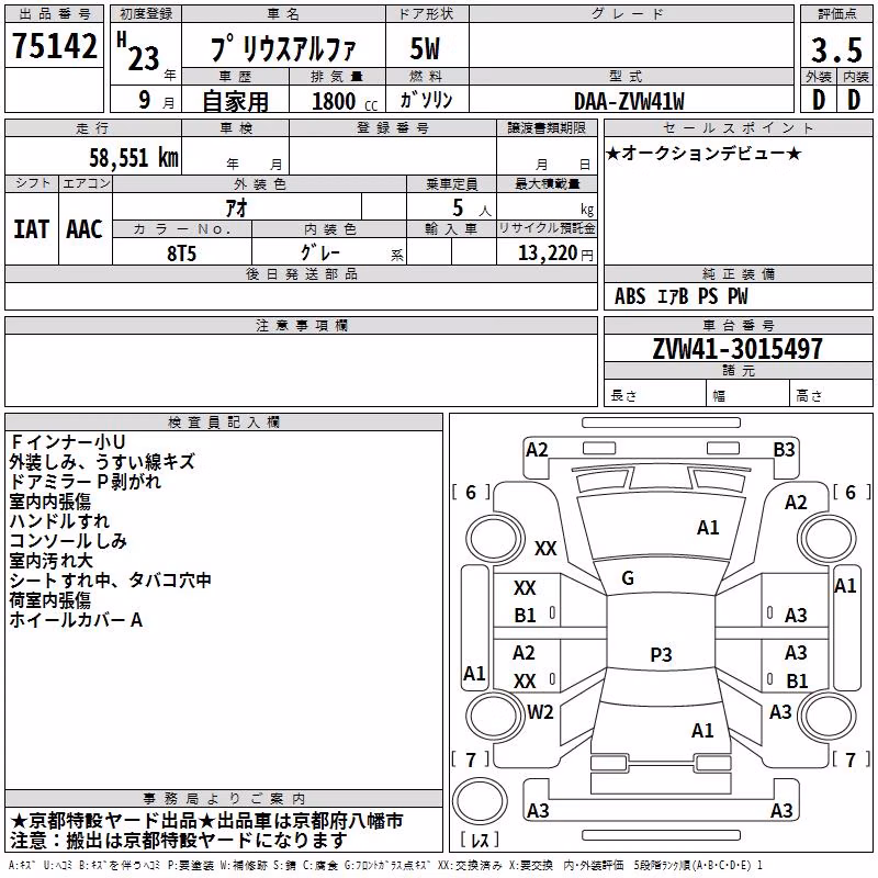 TOYOTA PRIUS ALPHA