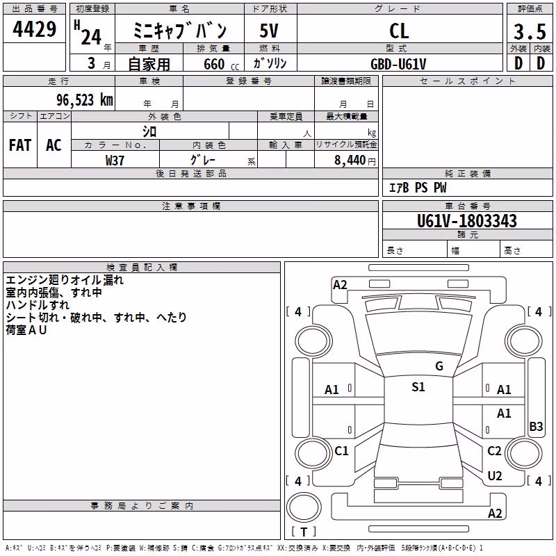MITSUBISHI MINICAB