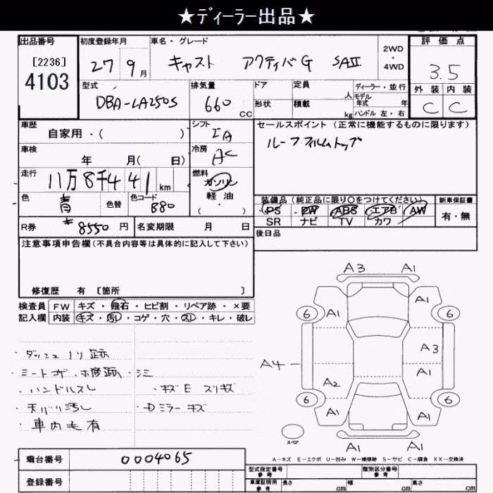 DAIHATSU CAST