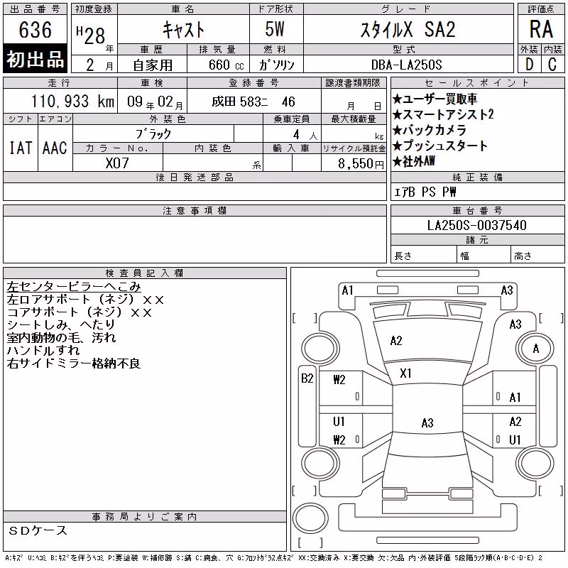 DAIHATSU CAST