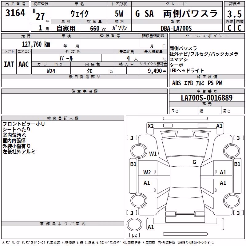 DAIHATSU WAKE