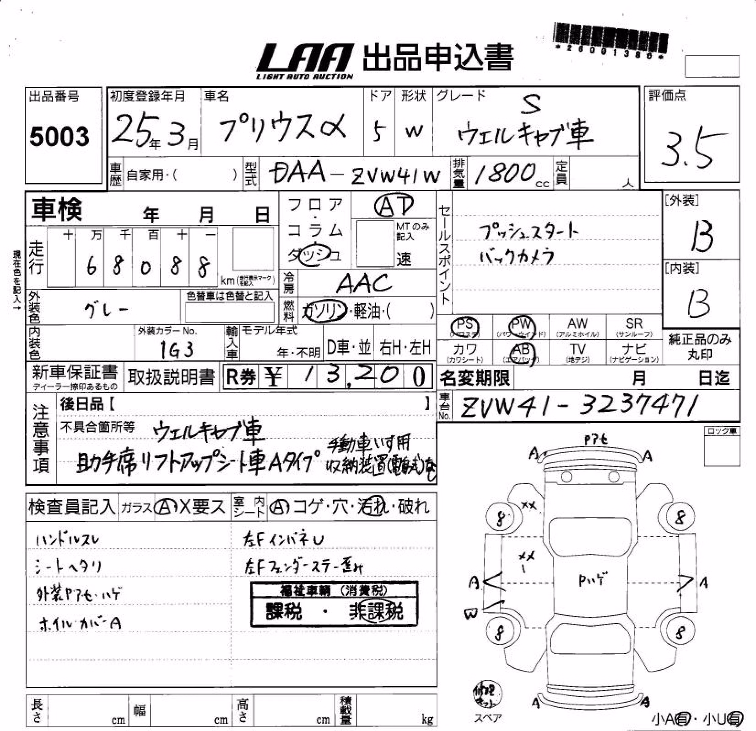 TOYOTA PRIUS ALPHA