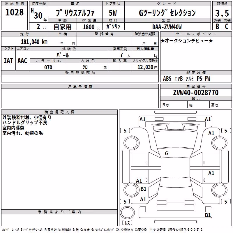 TOYOTA PRIUS ALPHA