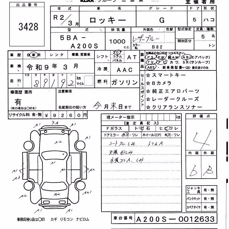 DAIHATSU ROCKY