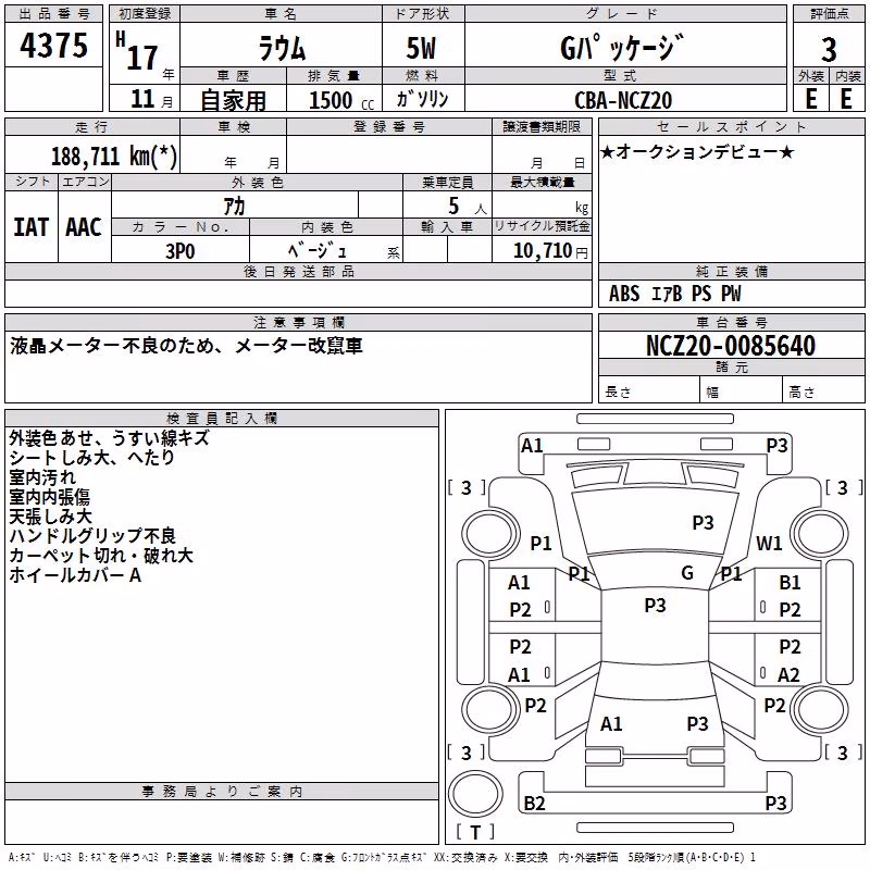 TOYOTA RAUM