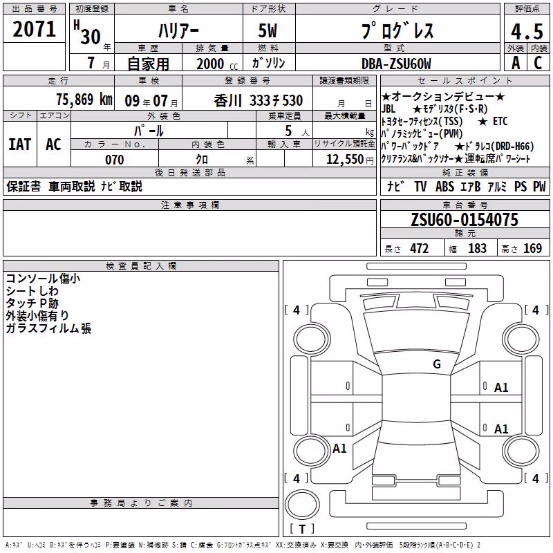 TOYOTA HARRIER