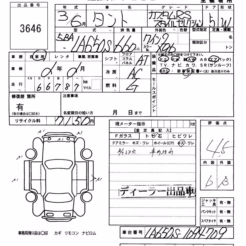 DAIHATSU TANTO