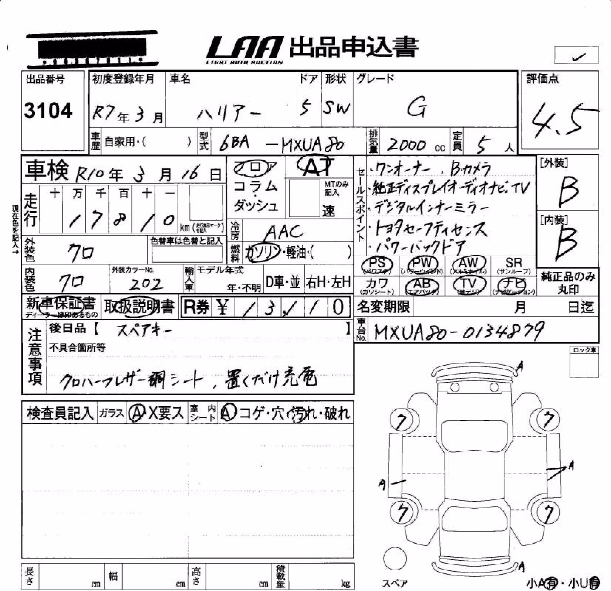 TOYOTA HARRIER