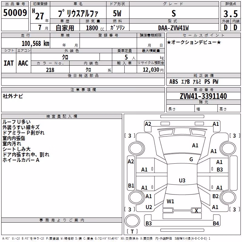 TOYOTA PRIUS ALPHA