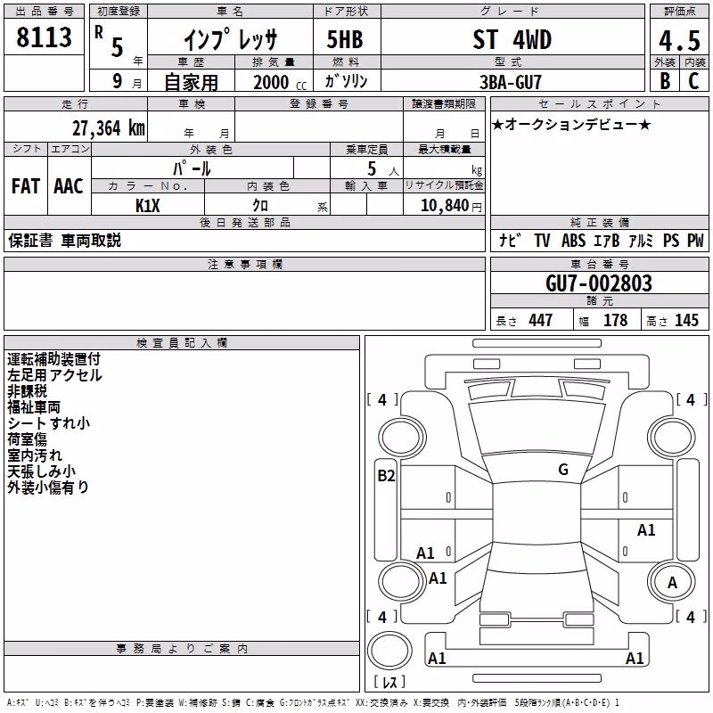 SUBARU IMPREZA