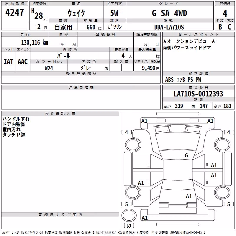 DAIHATSU WAKE