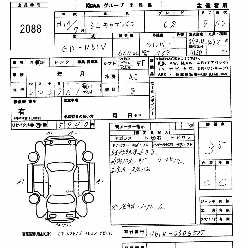 MITSUBISHI MINICAB