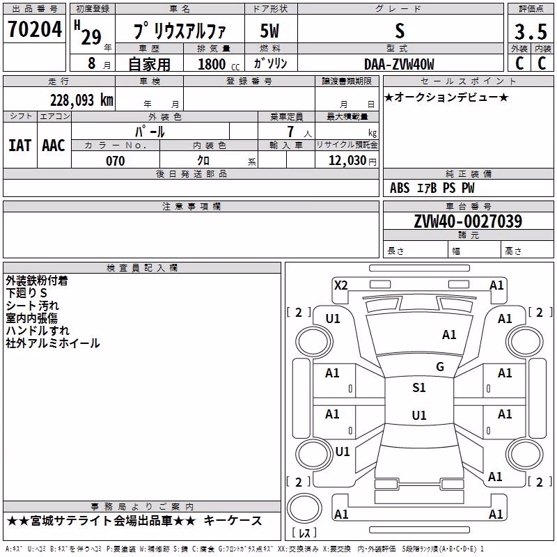 TOYOTA PRIUS ALPHA