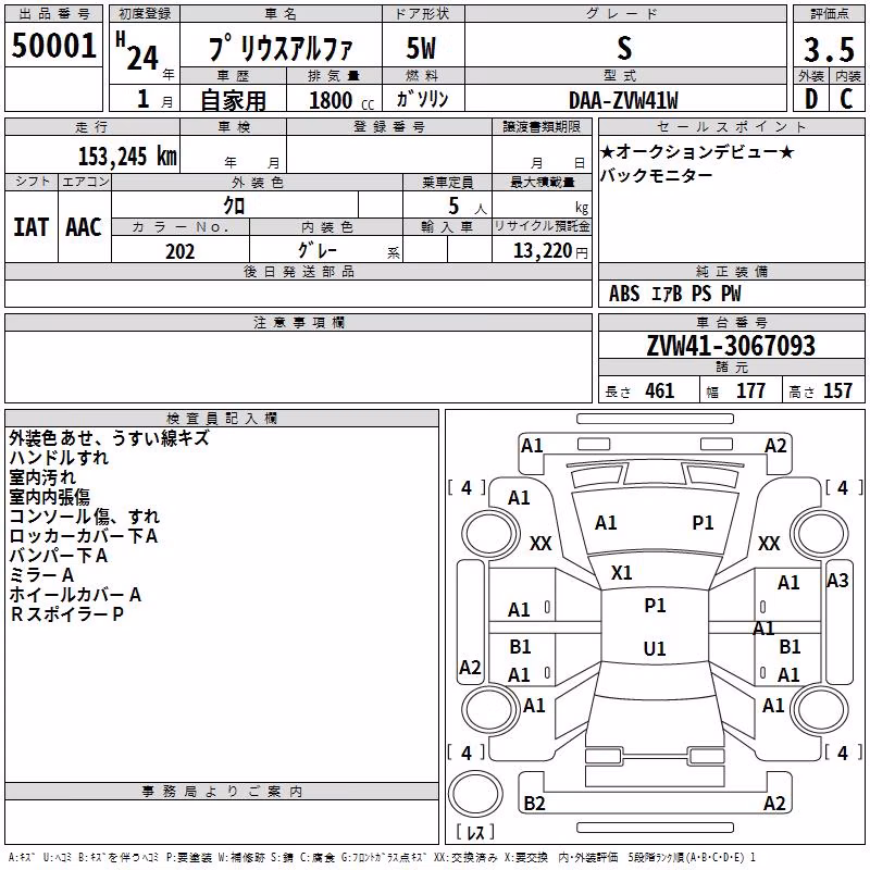 TOYOTA PRIUS ALPHA