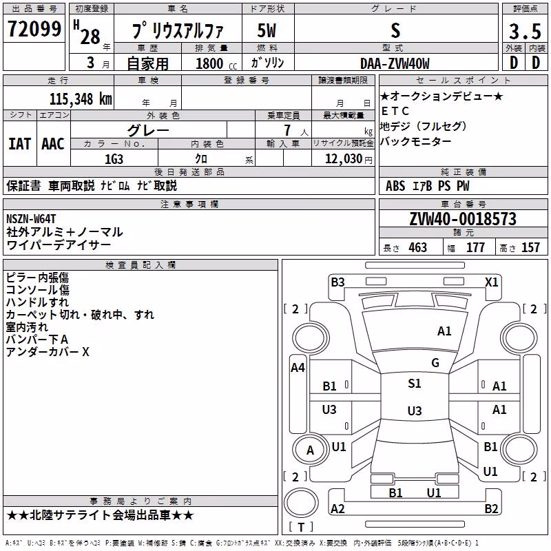 TOYOTA PRIUS ALPHA