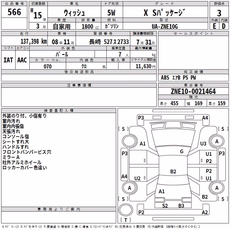 TOYOTA WISH
