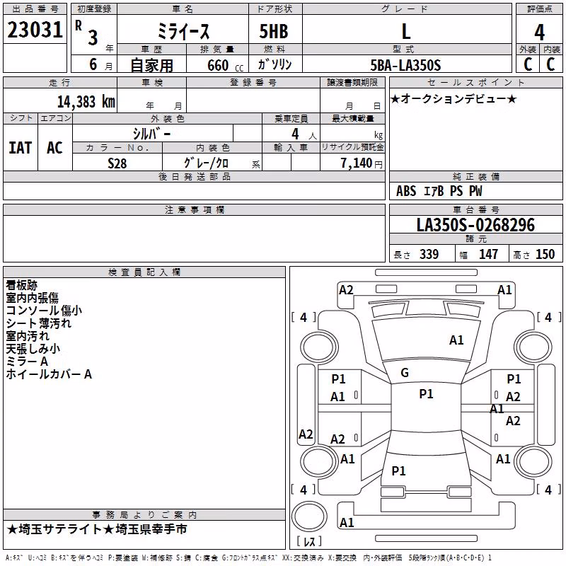 DAIHATSU MIRA E:S