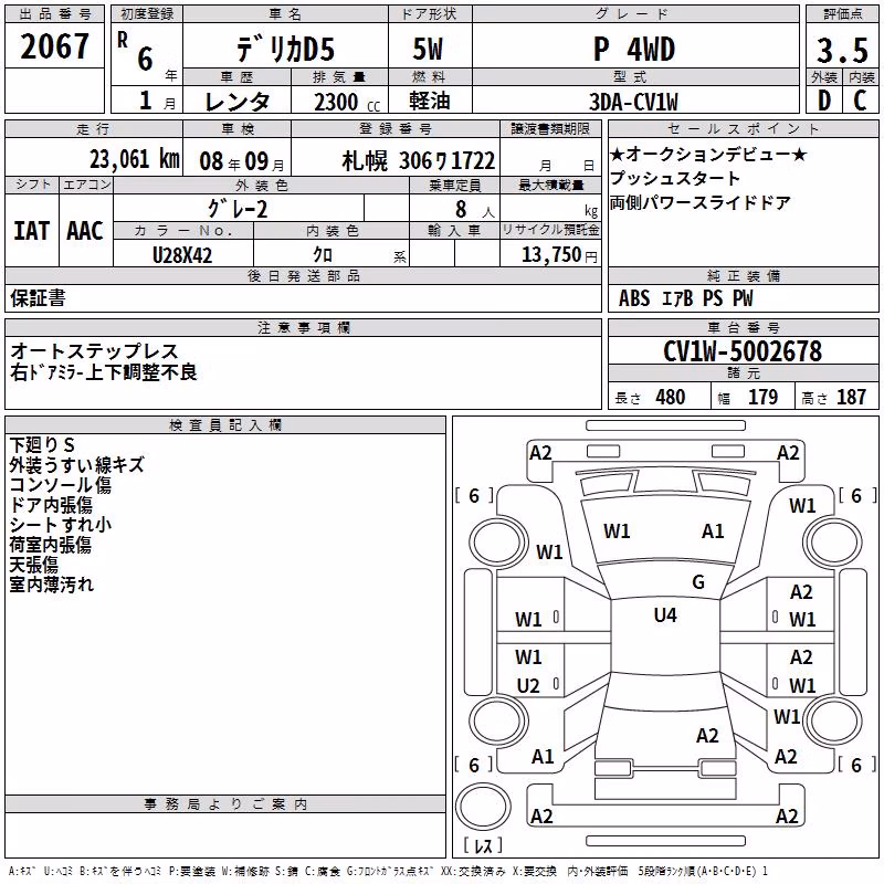 MITSUBISHI DELICA D:5