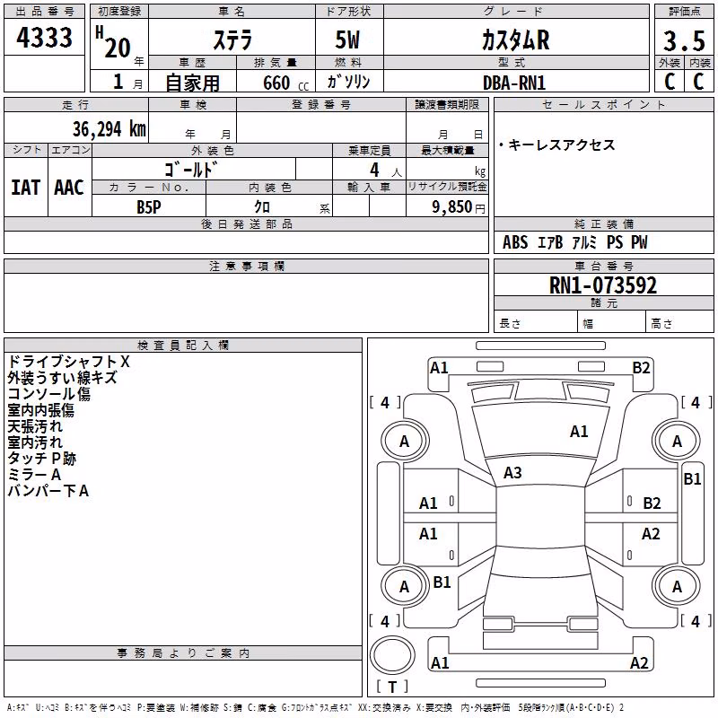 SUBARU STELLA