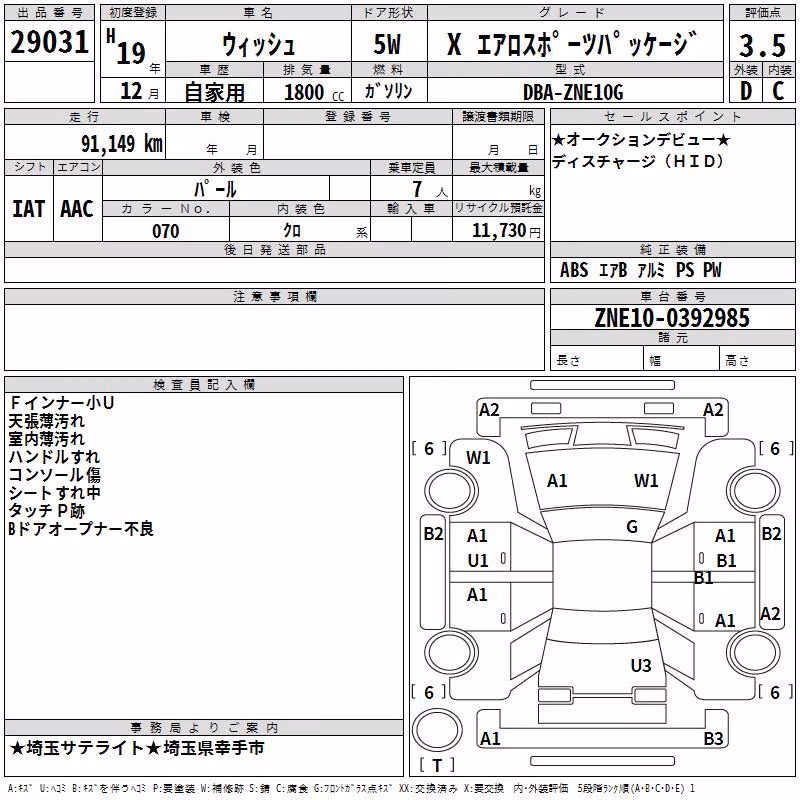 TOYOTA WISH