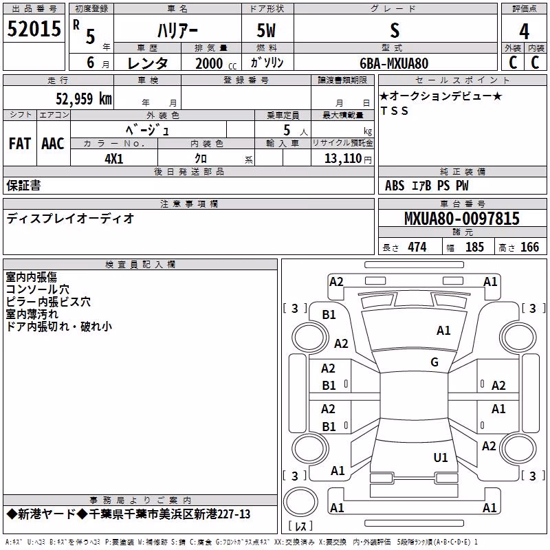 TOYOTA HARRIER