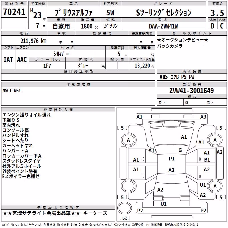 TOYOTA PRIUS ALPHA