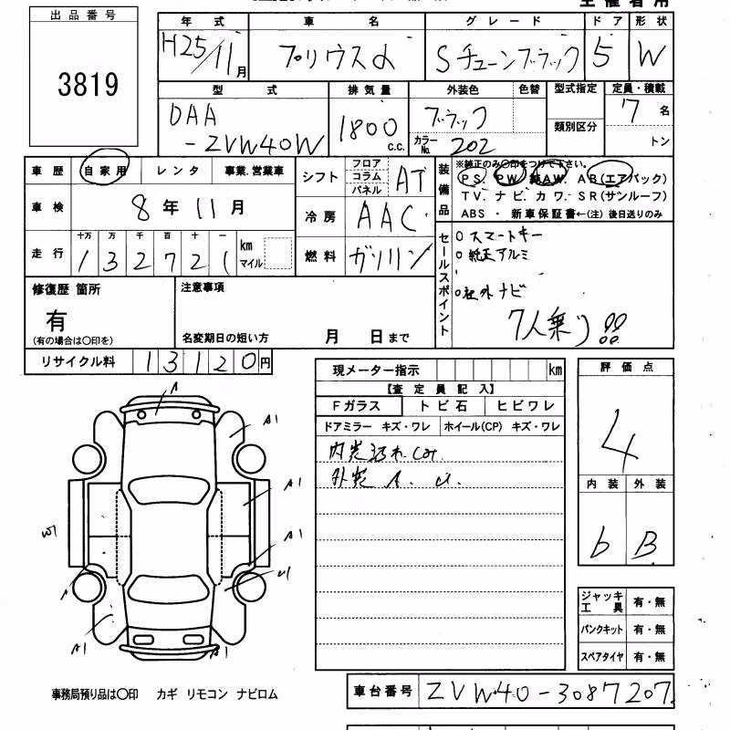 TOYOTA PRIUS ALPHA