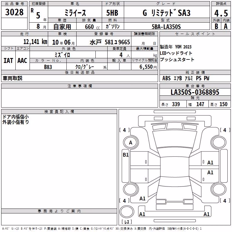 DAIHATSU MIRA E:S