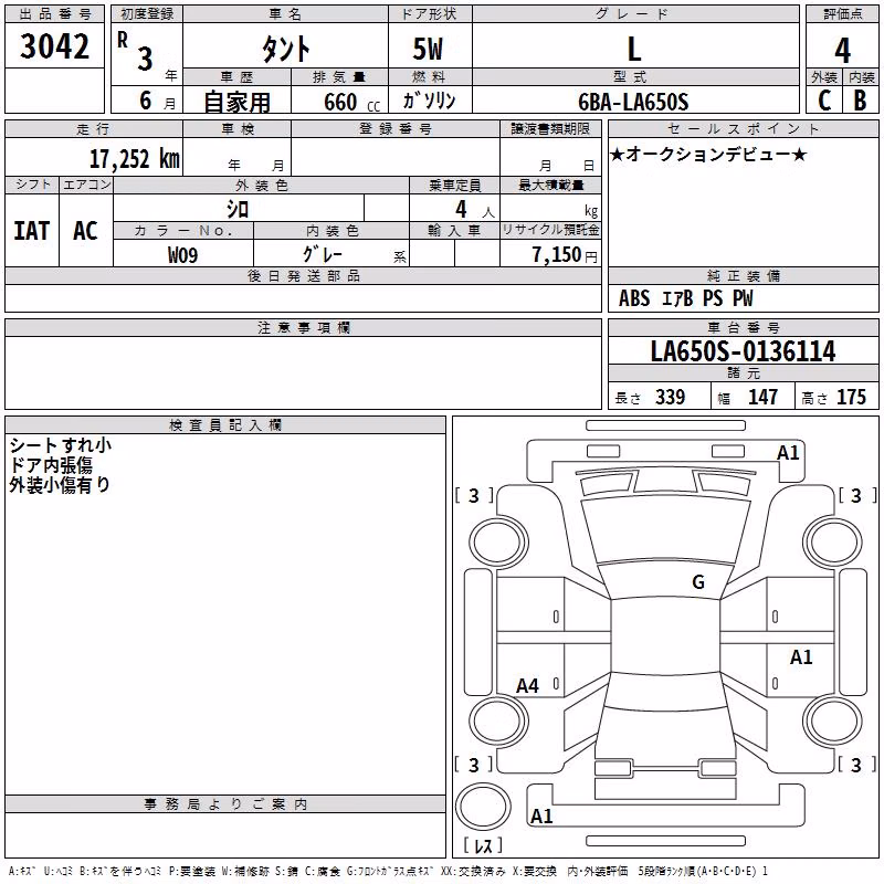 DAIHATSU TANTO