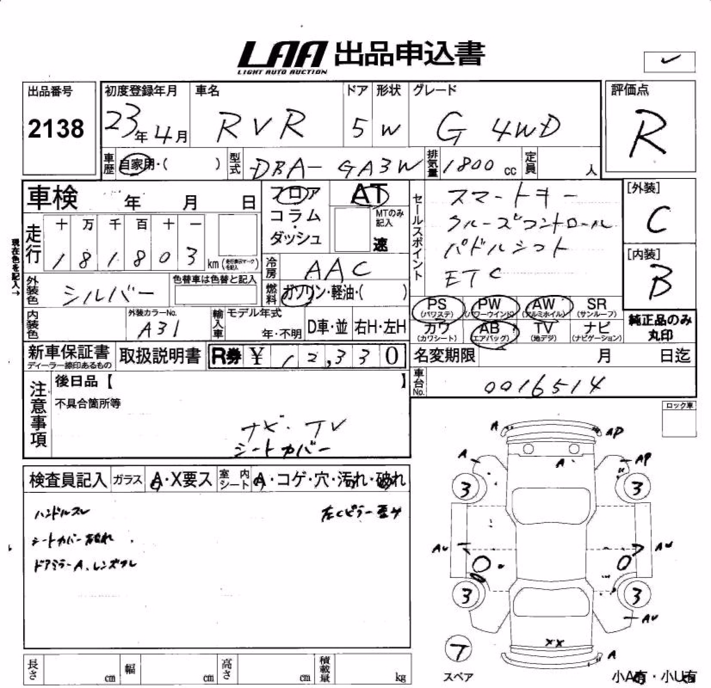 MITSUBISHI RVR