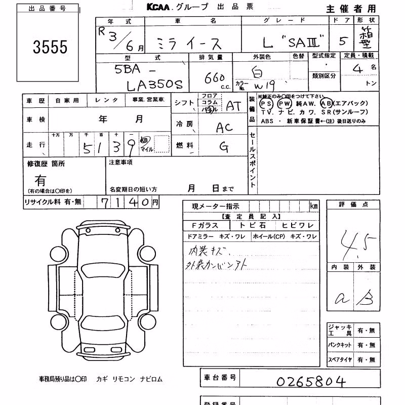 DAIHATSU MIRA E:S