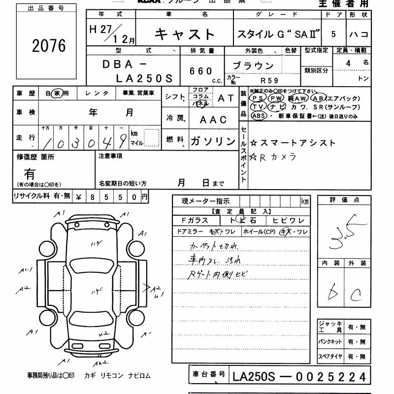 DAIHATSU CAST