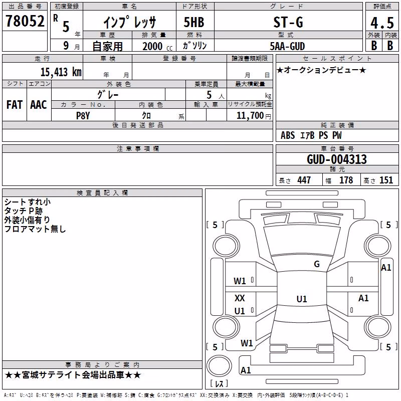 SUBARU IMPREZA